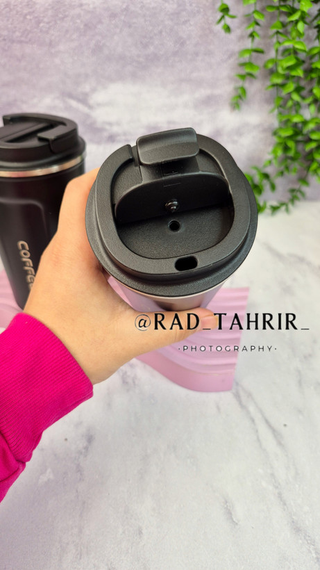تراول ماگ کافی سایز ۵۱۵ میل اصلی استیل دو جداره