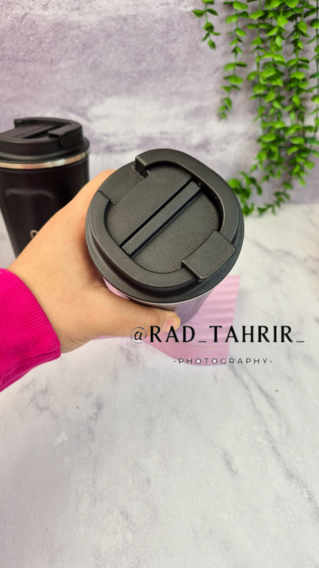 تراول ماگ کافی سایز ۵۱۵ میل اصلی استیل دو جداره