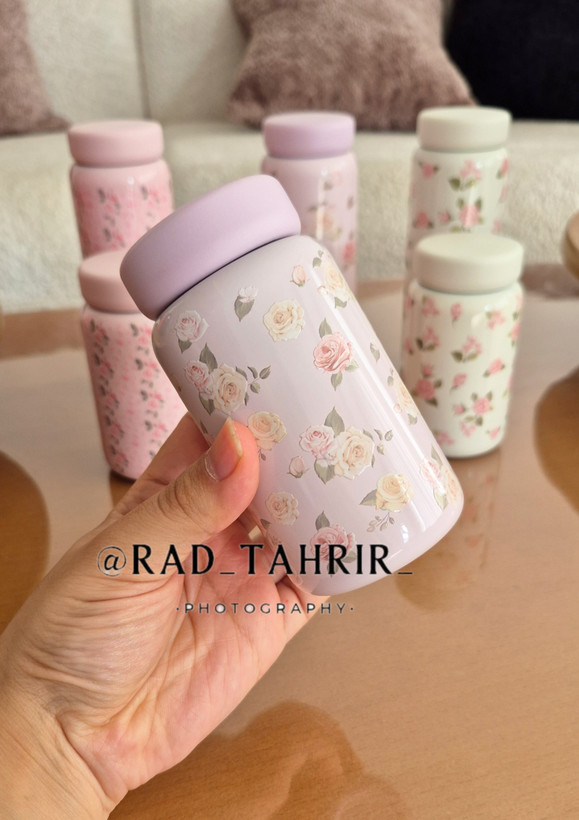 تراول ماگ گلدار ۲۰۰ میل گل برجسته