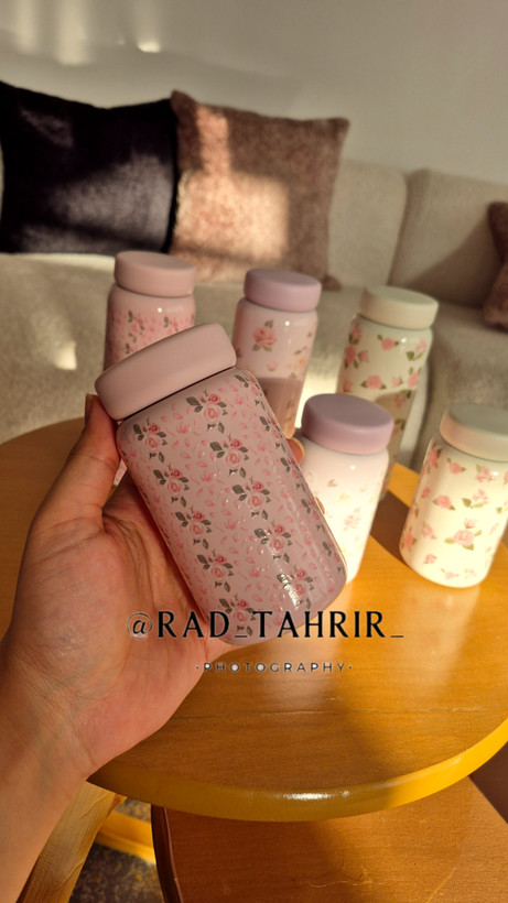 تراول ماگ گلدار ۲۰۰ میل گل برجسته