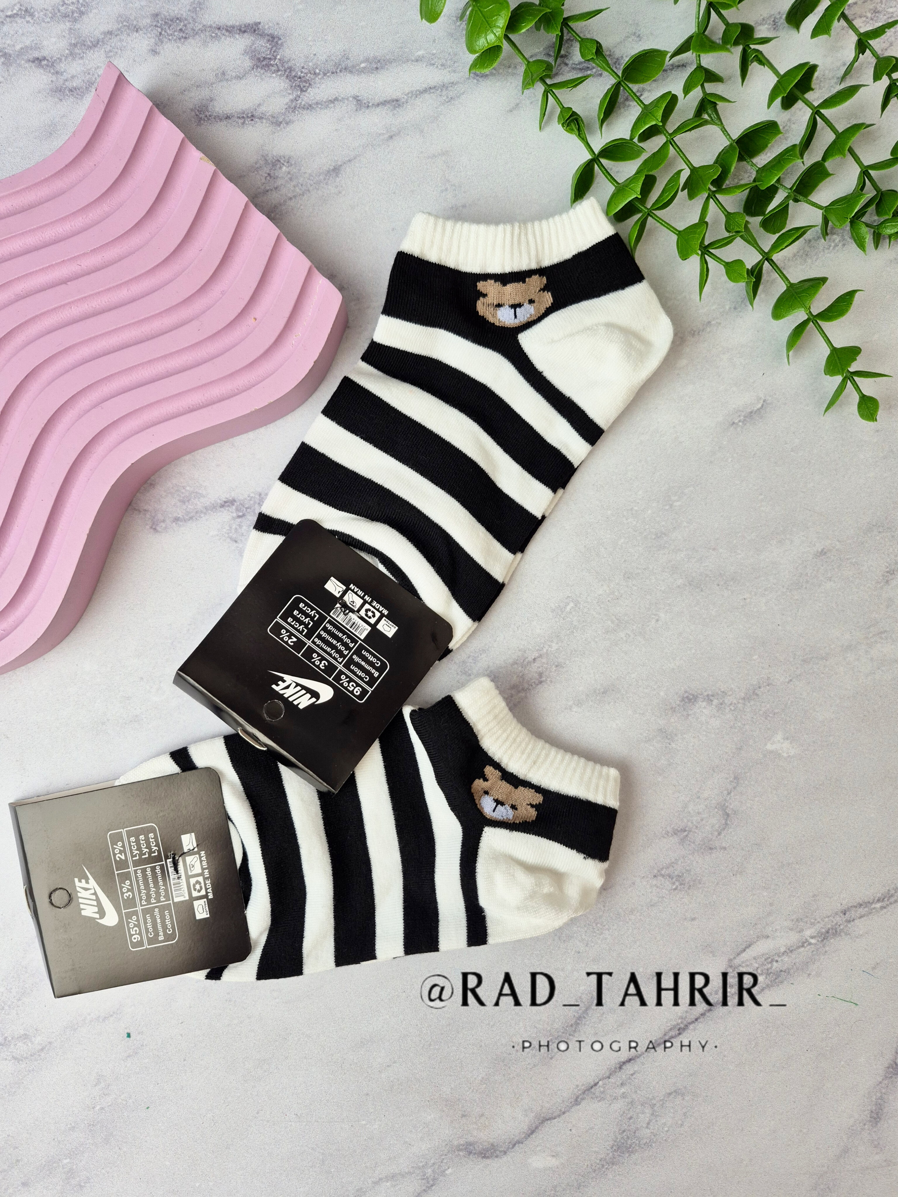 جوراب راه راه تدی